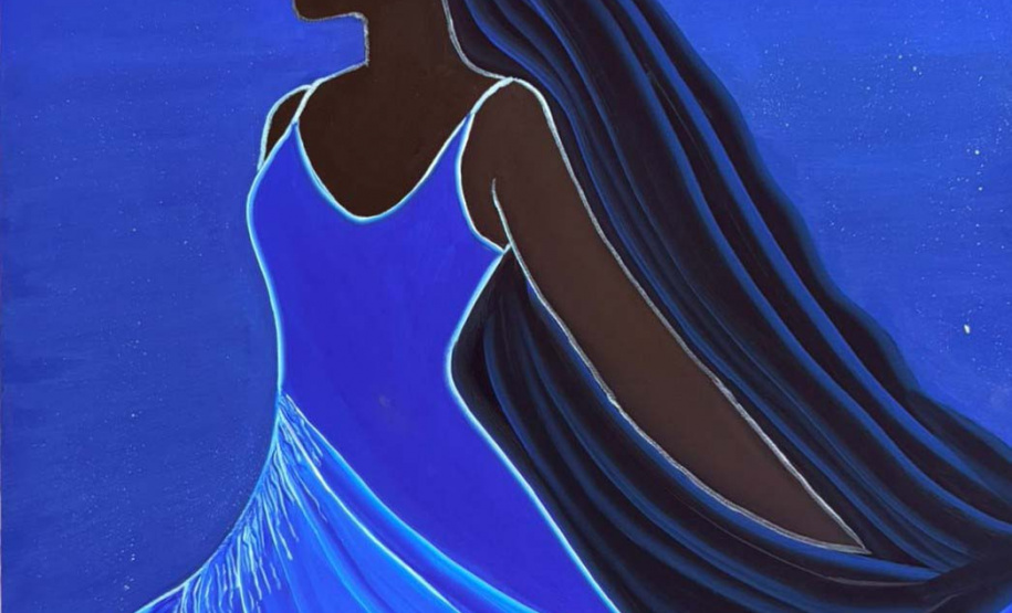 Colégio estadual expõe obras de arte sobre raízes africanas e indígenas em shopping de Umuarama