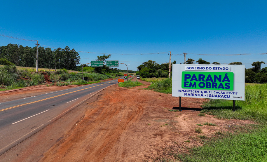 Perto do fim: duplicação da PR-317 entre Maringá e Iguaraçu chega a 82%