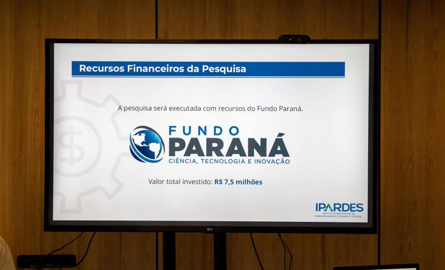 Ipardes Lançamento pesquisa PCIP
