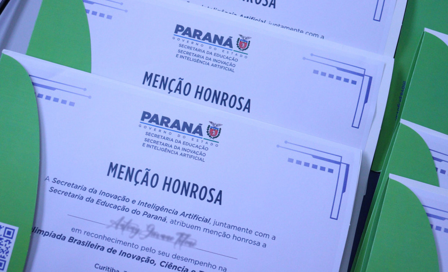 INOVAÇÃO: Paraná lidera Olimpíada Brasileira de Inovação, Ciência e Tecnologia e conquista 19 medalhas