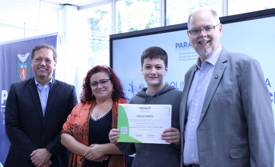 INOVAÇÃO: Paraná lidera Olimpíada Brasileira de Inovação, Ciência e Tecnologia e conquista 19 medalhas