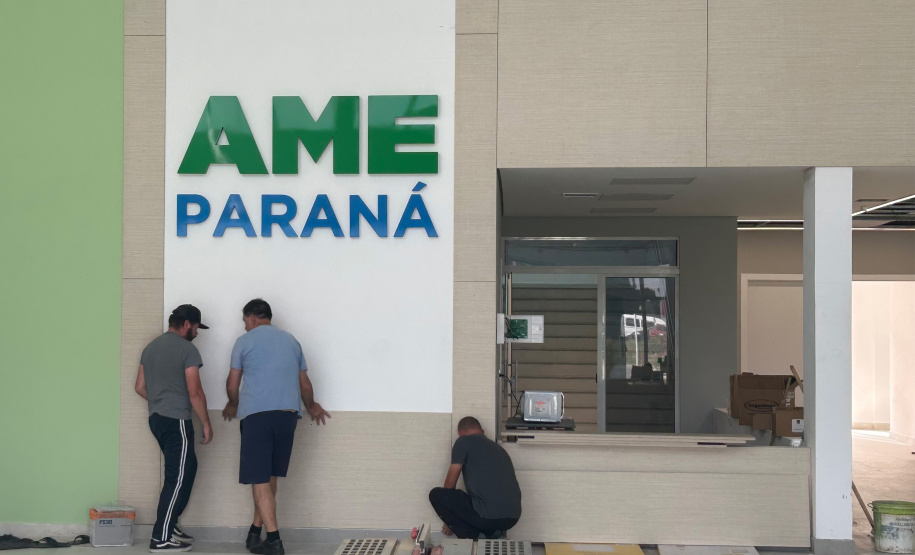 Novo AME de São José dos Pinhais entra na fase final para inauguração