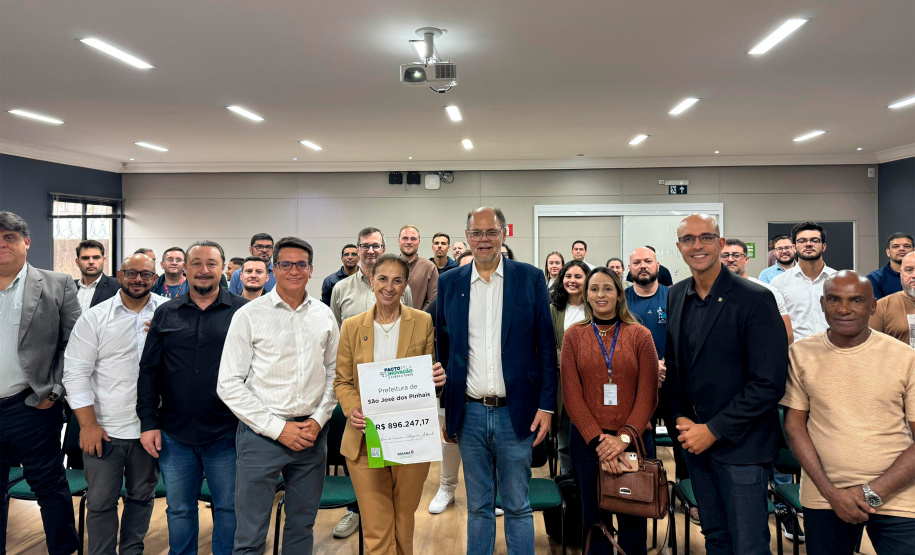 Estado repassa R$ 896 mil para São José dos Pinhais investir em inovação