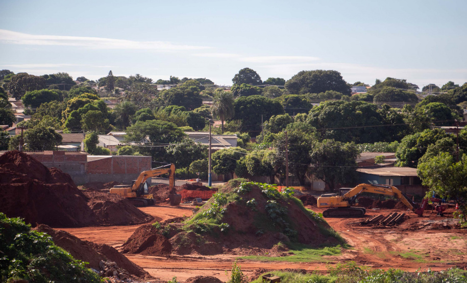 Em Loanda, obra para conter maior erosão urbana do Paraná atinge 82% de execução