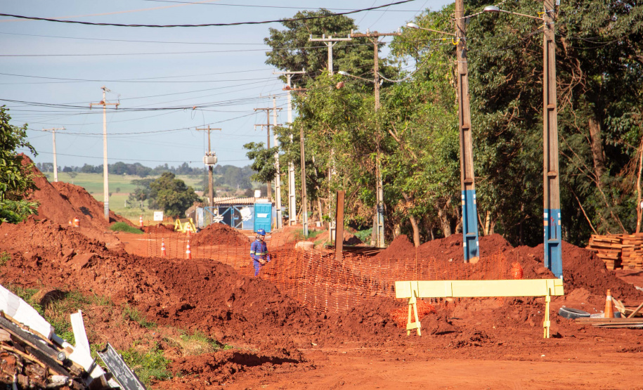 Em Loanda, obra para conter maior erosão urbana do Paraná atinge 82% de execução