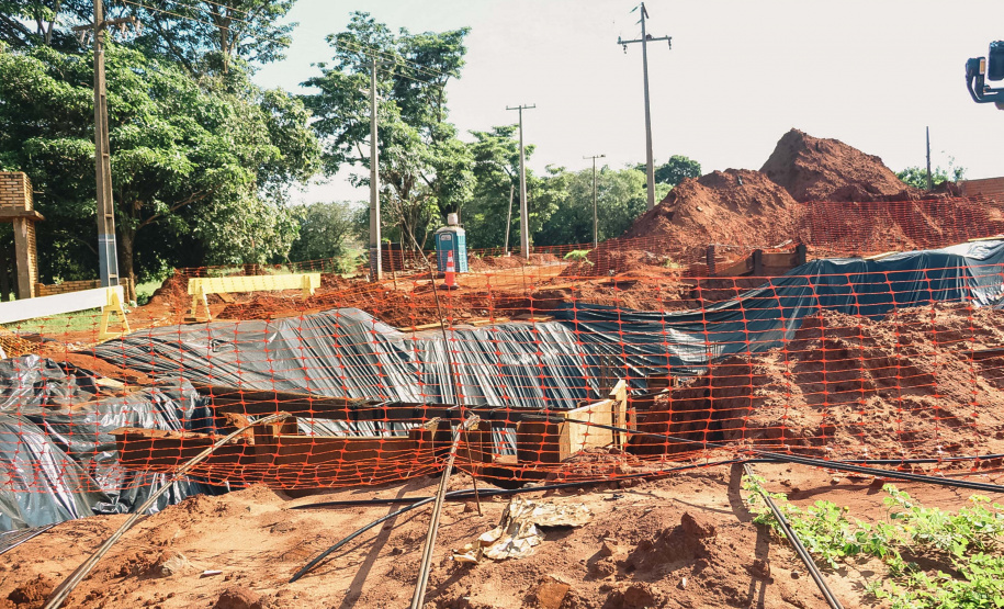 Em Loanda, obra para conter maior erosão urbana do Paraná atinge 82% de execução