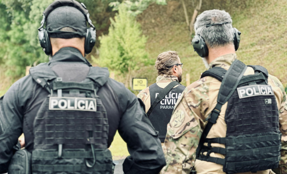 PCPR realiza curso de formação de instrutores de tiro especialistas em fuzil