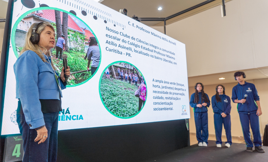 Semana Araucária evidência talentos científicos dos alunos da rede estadual