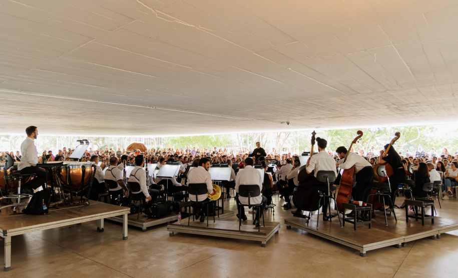 Mil pessoas prestigiam primeiro concerto do ano da OSP no Museu Oscar Niemeyer