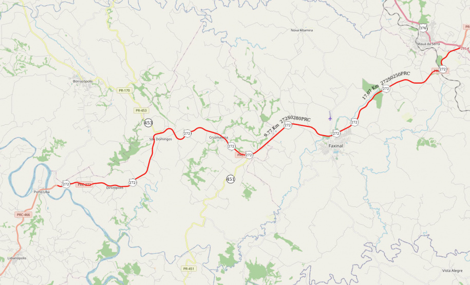 Mauá da Serra a Lidianópolis