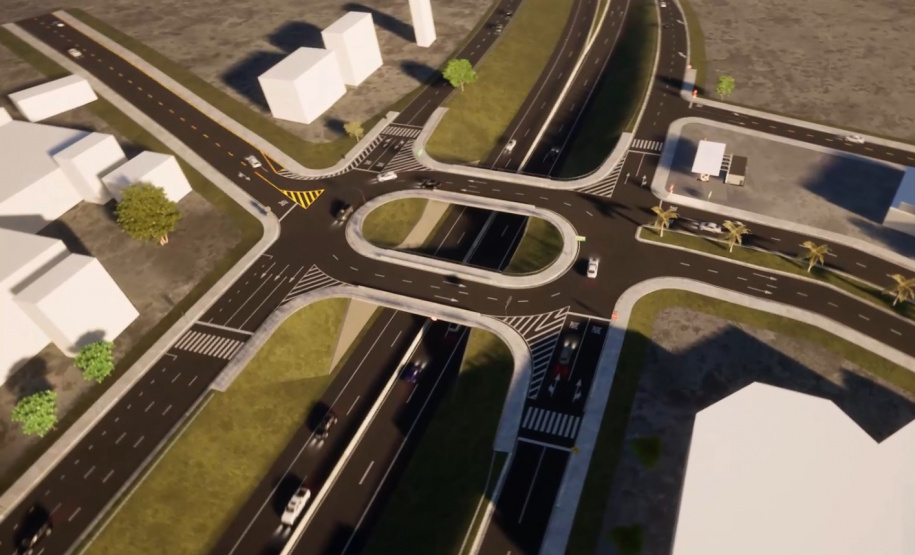 Trevo da Esperança em Cambé (maquete)