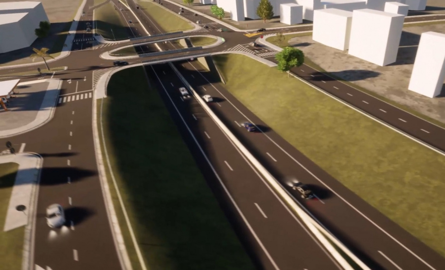 Trevo da Esperança em Cambé (maquete)