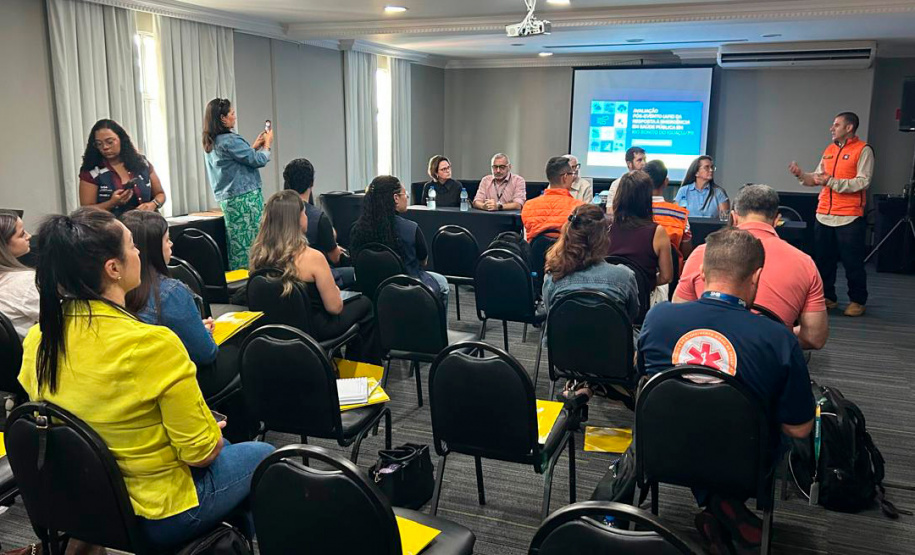 Secretaria da Saúde avalia resposta à emergência após tornado em Rio Bonito do Iguaçu