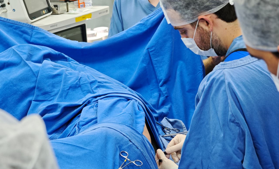 Hospitaldo Trabalhador realiza a primeira aplicação de polilamimina