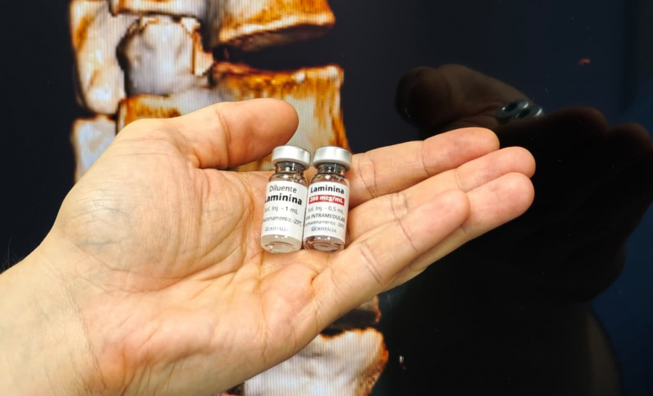 Hospitaldo Trabalhador realiza a primeira aplicação de polilamimina