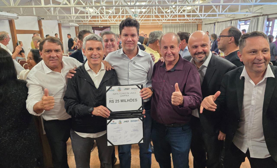 Estado libera R$ 25,3 milhões para pavimentação entre Tijucas do Sul e São José dos Pinhais