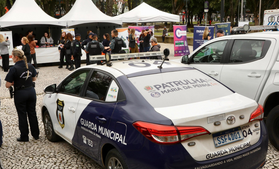 Forças de segurança participam do evento Mulheres em Ação em Curitiba