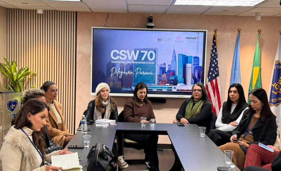 Paraná fortalece cooperação internacional e encerra participação na CSW70 com agenda de políticas públicas para mulheres