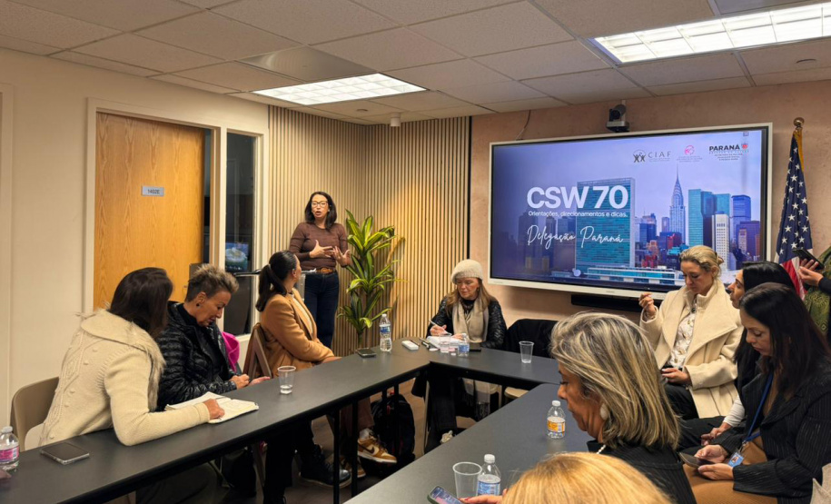 Paraná fortalece cooperação internacional e encerra participação na CSW70 com agenda de políticas públicas para mulheres
