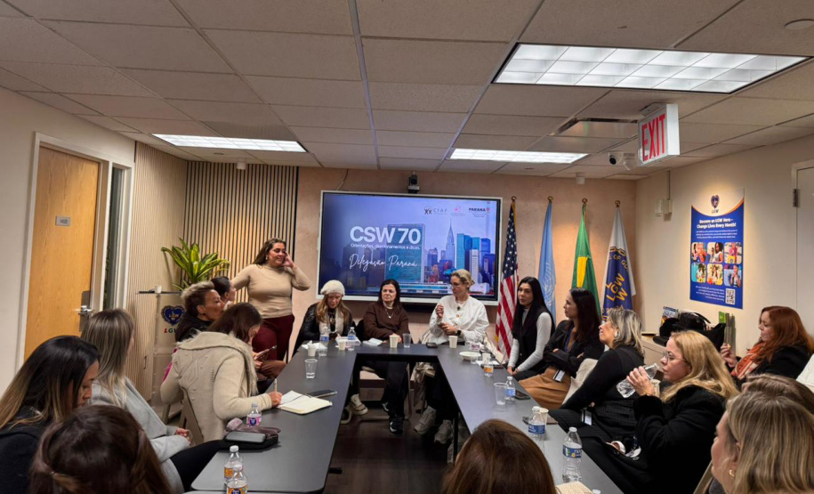 Paraná fortalece cooperação internacional e encerra participação na CSW70 com agenda de políticas públicas para mulheres