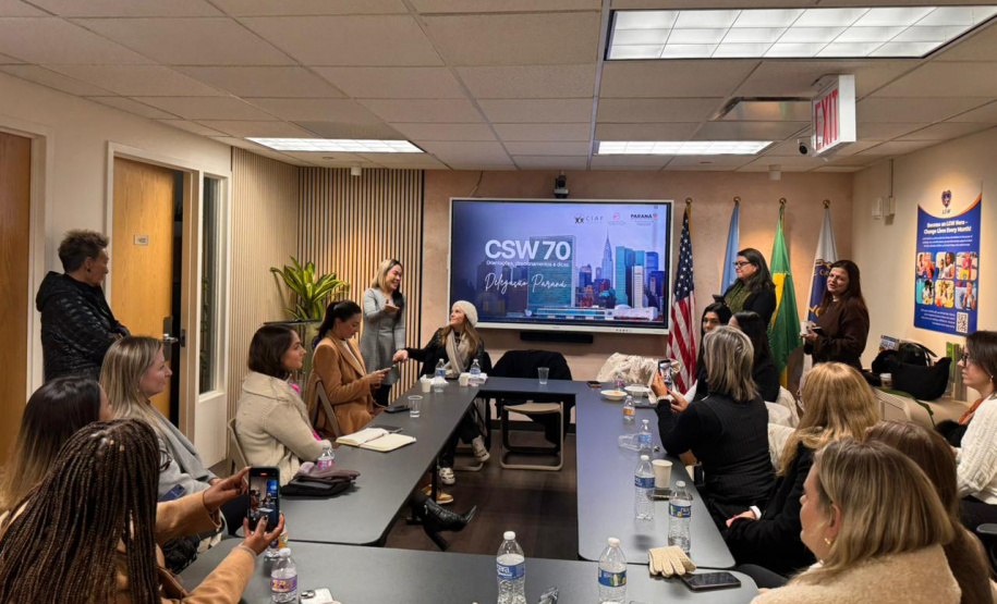 Paraná fortalece cooperação internacional e encerra participação na CSW70 com agenda de políticas públicas para mulheres