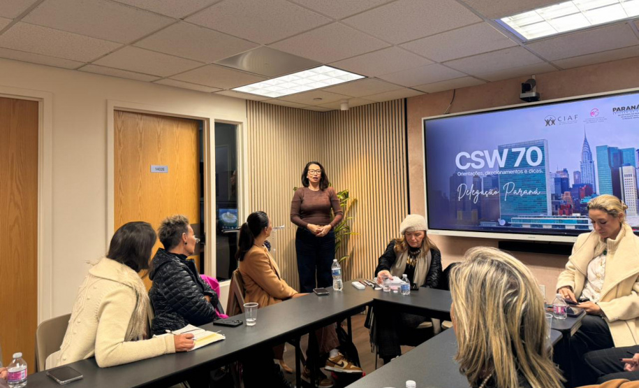 Paraná fortalece cooperação internacional e encerra participação na CSW70 com agenda de políticas públicas para mulheres