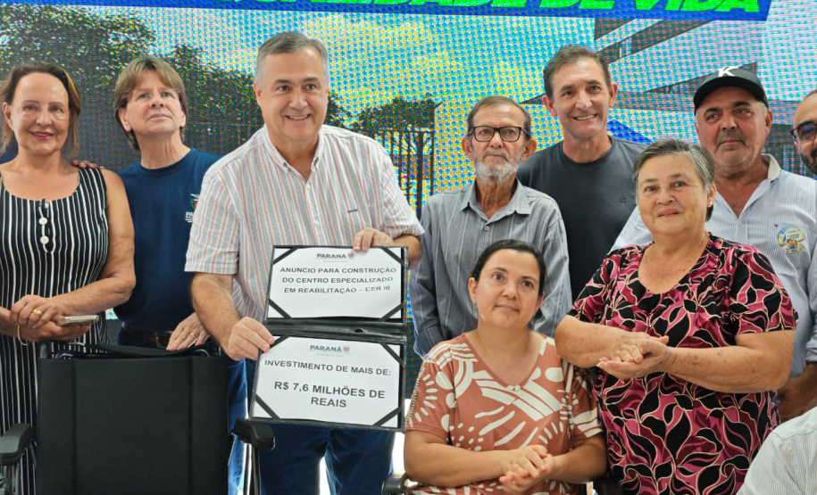 SESA - Governo do Estado autoriza recursos para construção do Centro de Reabilitação da ADEFIAP, em Apucarana