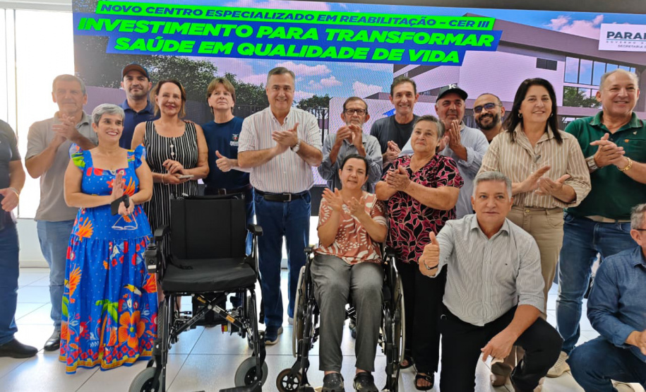 SESA - Governo do Estado autoriza recursos para construção do Centro de Reabilitação da ADEFIAP, em Apucarana