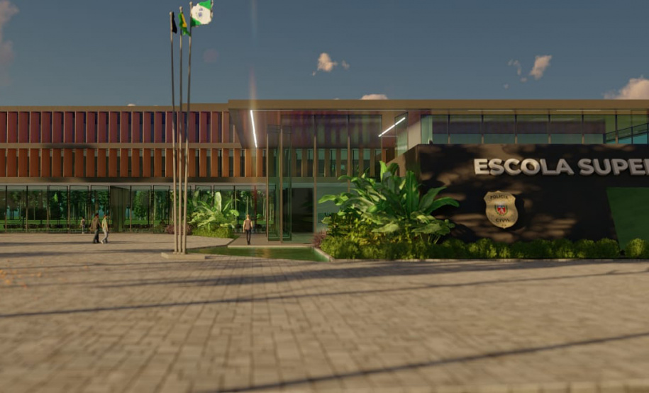 Estado entrega anteprojeto para construção da Nova Escola da PCPR em Piraquara