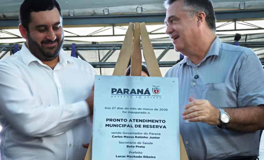 Governo do Estado inaugura Pronto Atendimento Municipal de Reserva com investimento de R$ 7 milhões