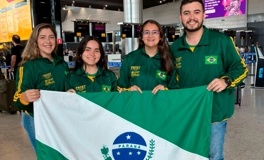 Estudantes da rede estadual em Cascavel apresentam projeto em feira na Índia