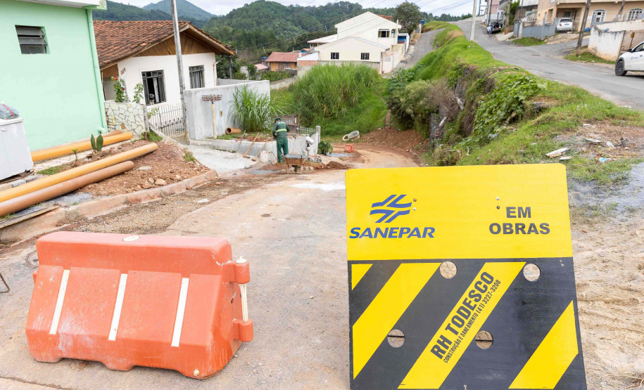 Sanepar acelera obras de esgoto em Rio Branco do Sul rumo à universalização