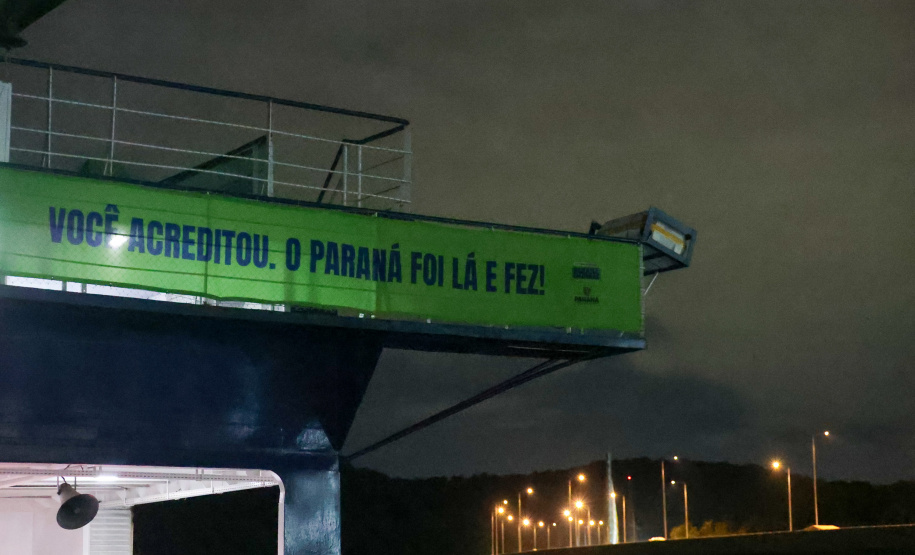 Governador Ratinho Junior anuncia entrega da Ponte de Guaratuba para 29 de abril