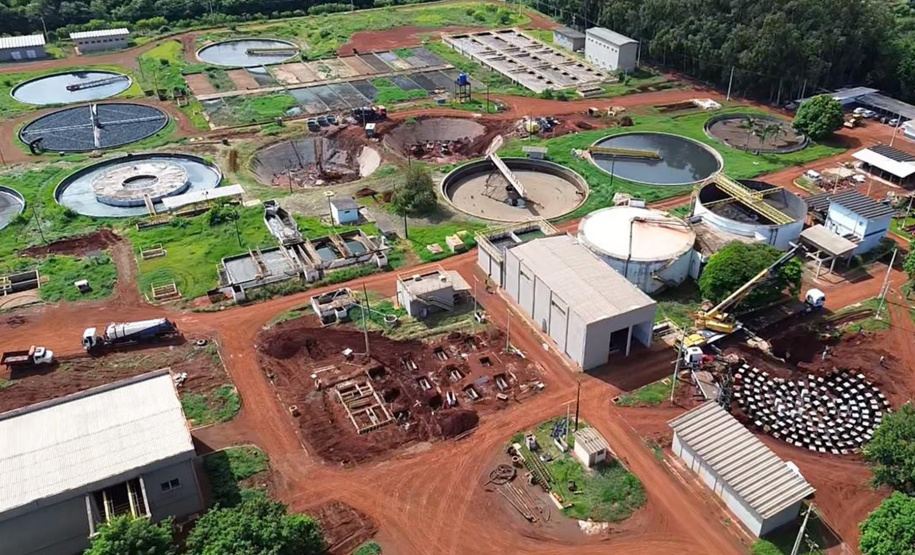 Obra na ETE Norte visa fornecimento de energia para operação da própria unidade