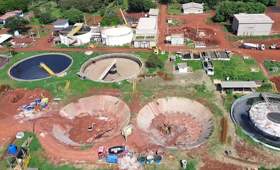 Obra na ETE Norte visa fornecimento de energia para operação da própria unidade