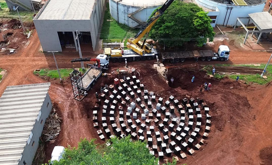 Obra na ETE Norte visa fornecimento de energia para operação da própria unidade