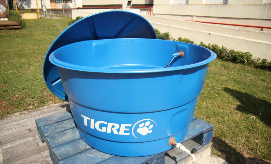 SANEPAR - Caixa-d’água garante estabilidade e usuários não percebem as manutenções no sistema de água