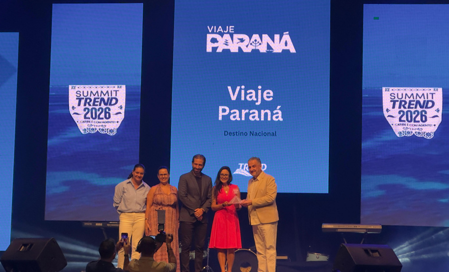Paraná ganha prêmio após alavancar a venda de seus destinos em operadora nacional