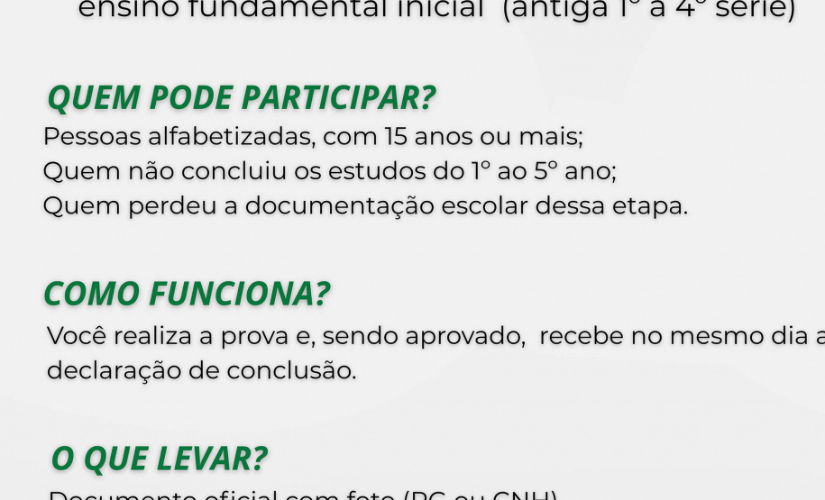 Ceasa Curitiba terá ações voltadas para regularização do Título de Eleitor e Exames de Equivalência