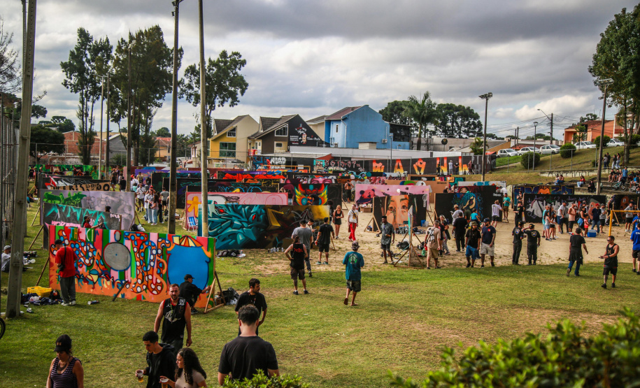 Sanepar apoia festival internacional de grafite em Curitiba