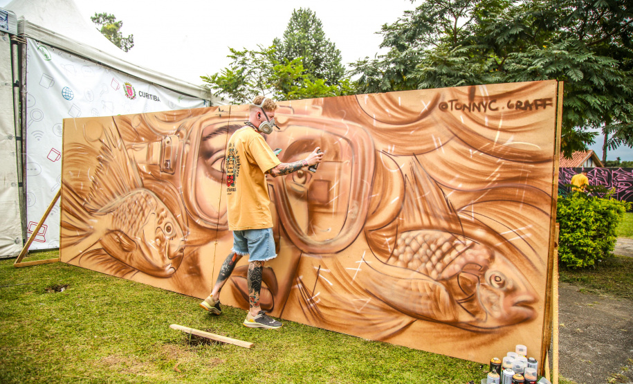 Sanepar apoia festival internacional de grafite em Curitiba