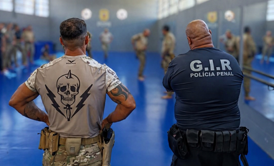 PCPR realiza primeiro curso de imobilizador tático policial do Brasil com agentes de sete forças de segurança