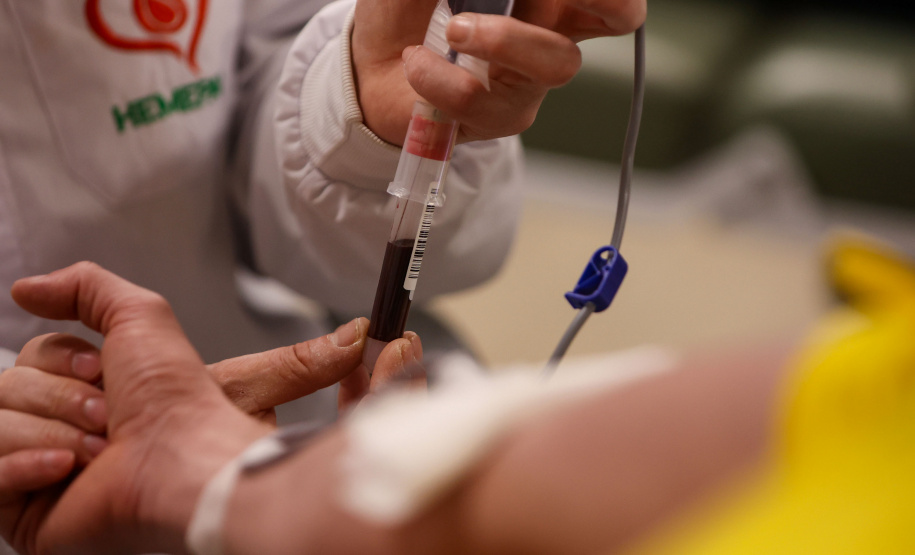 Hemepar convoca doadores de sangue para garantir o estoque para o feriado de Tiradentes
