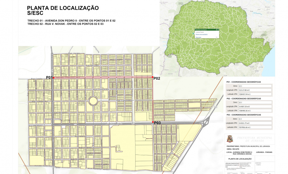 Juranda - Mapa de recape
