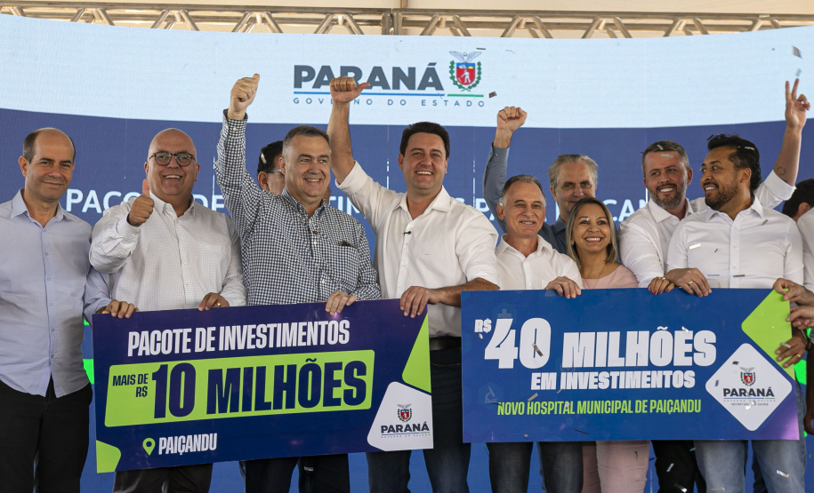 Ratinho Junior anuncia novo hospital de R$ 40 milhões em Paiçandu com centro cirúrgico