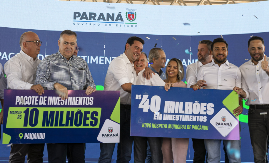 Ratinho Junior anuncia novo hospital de R$ 40 milhões em Paiçandu com centro cirúrgico