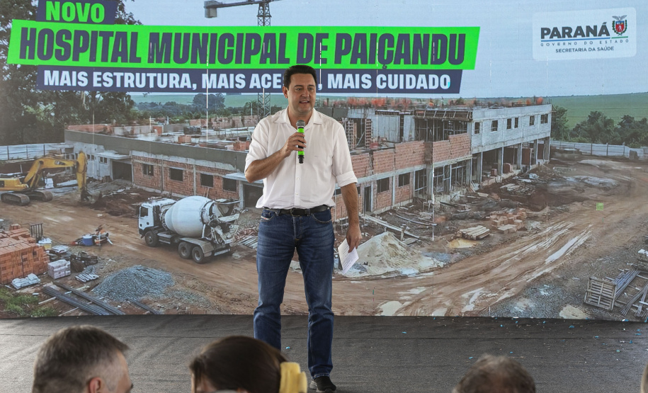 Ratinho Junior anuncia novo hospital de R$ 40 milhões em Paiçandu com centro cirúrgico