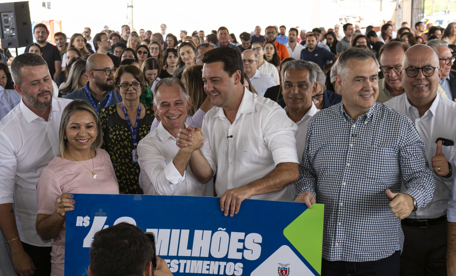 Ratinho Junior anuncia novo hospital de R$ 40 milhões em Paiçandu com centro cirúrgico