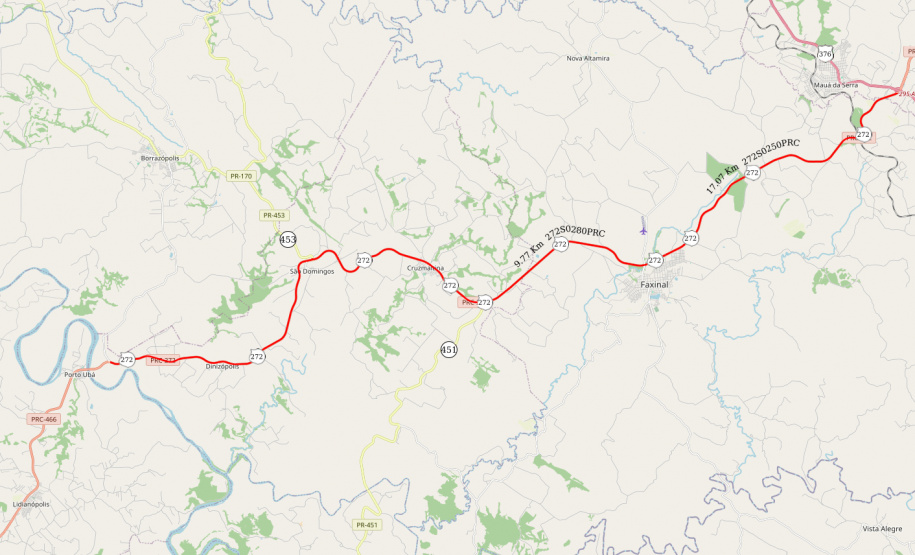 DER - Mauá da Serra e Lidianópolis