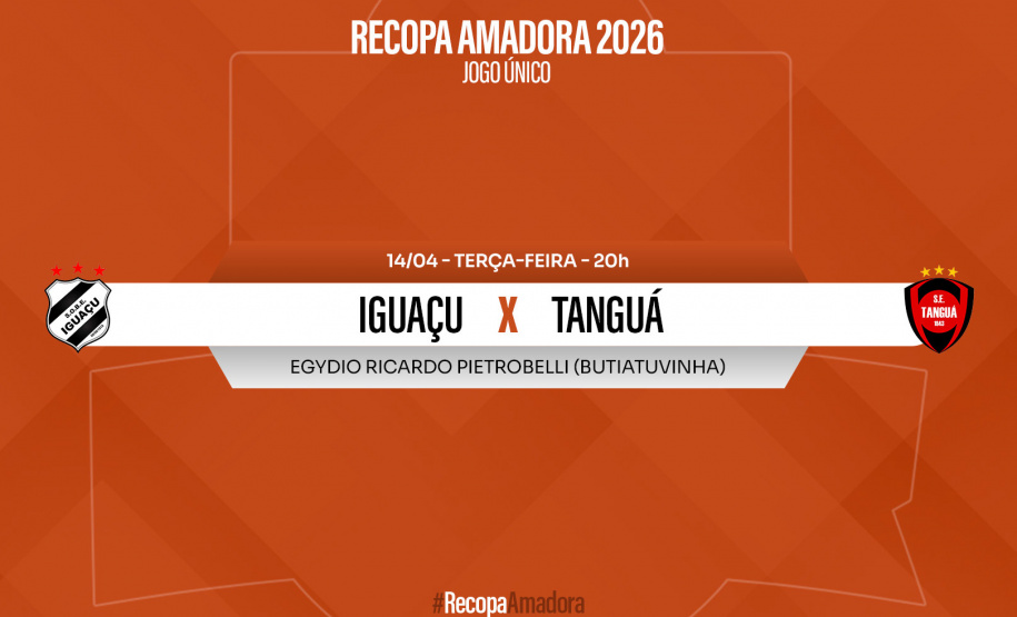 TV Paraná Turismo transmite ao vivo a final da Recopa Amadora 2026 de Curitiba